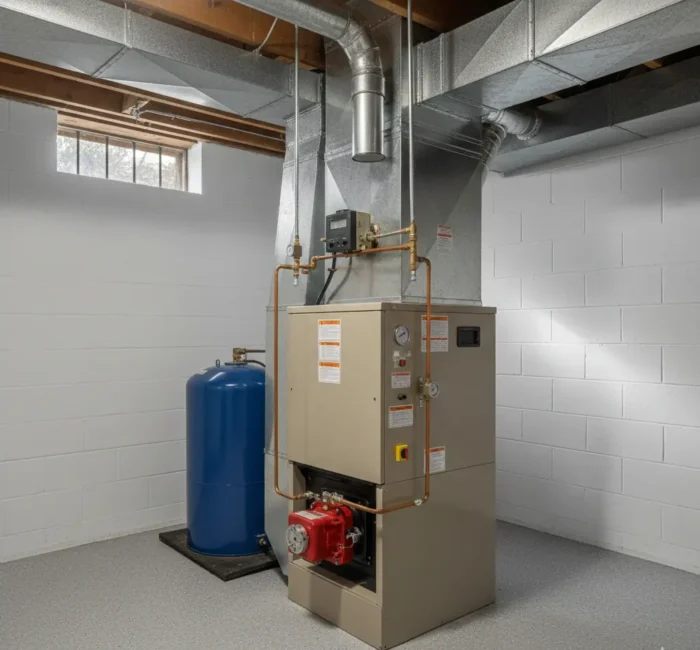 How do prices vary by type of oil furnace?