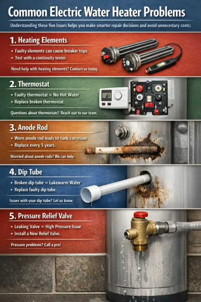 Common Electric Water Heater Problems
