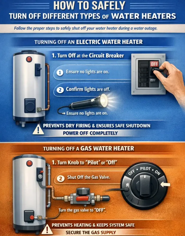How to Safely Turn Off Different Types of Water Heaters