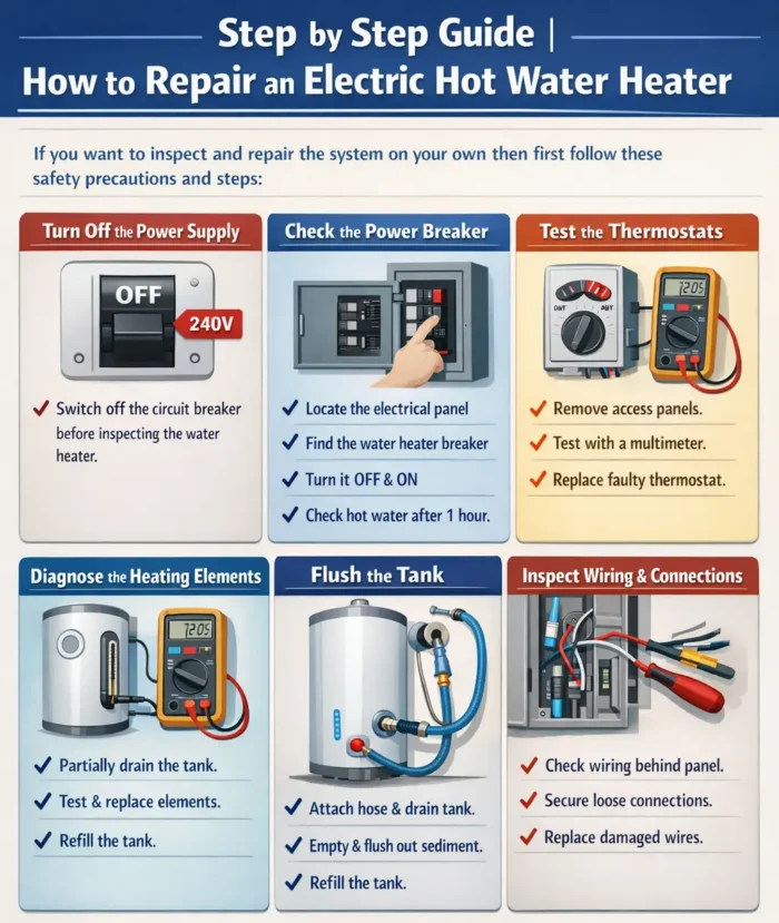 How to Repair an Electric Hot Water Heater & Save Money
