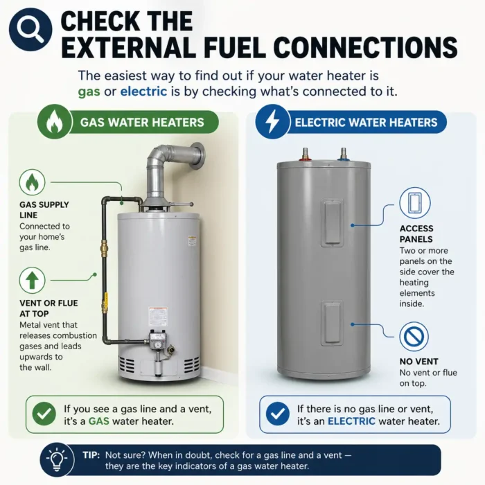 Check the external fuel connections