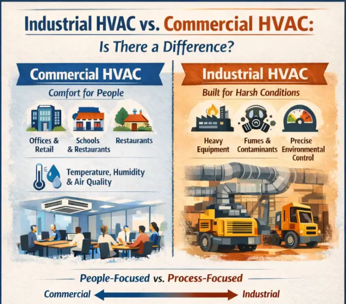 Industrial HVAC vs. Commercial HVAC: Is There a Difference?