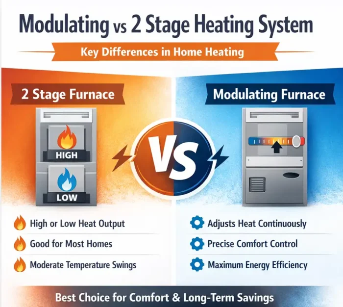 Modulating vs 2 Stage Furnace: Best Choice for Cold Climates