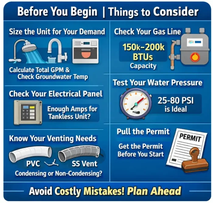 Before You Begin | Things to Consider