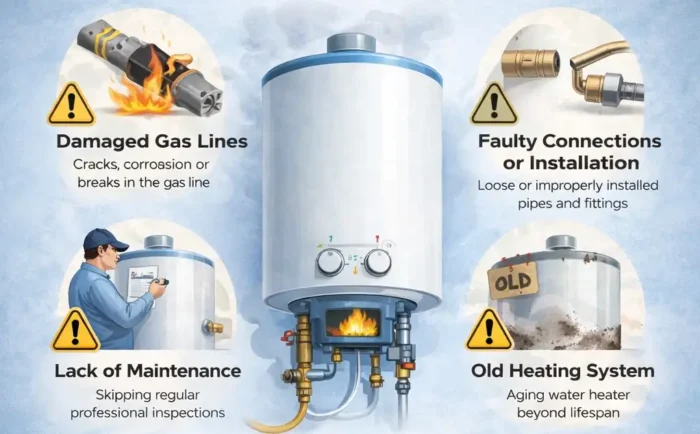 Common causes behind this leakage