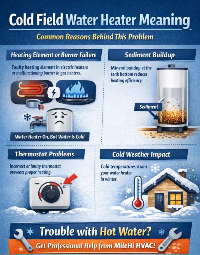 Cold Field Water Heater Meaning – Common Problems & Fixes