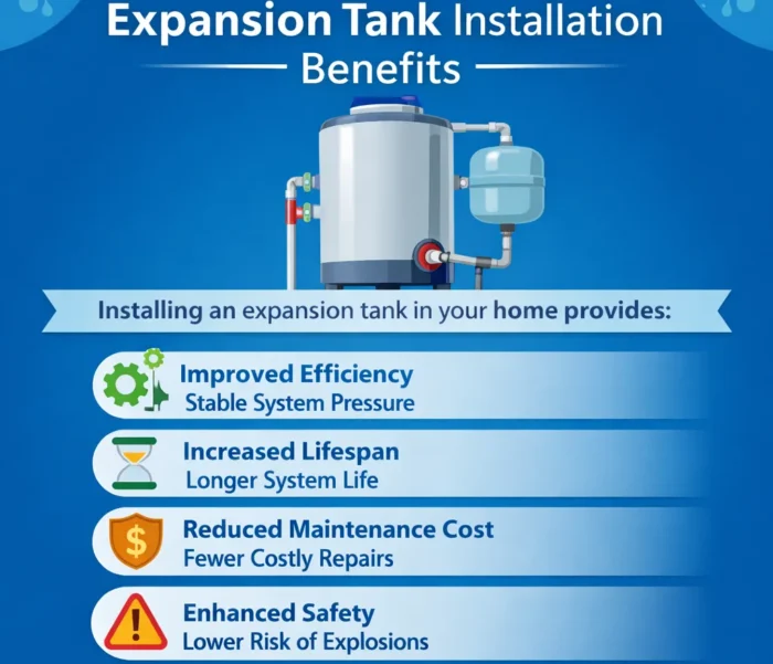 Expansion tank installation benefits
