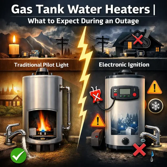Gas Tank Water Heaters | What to Expect During an Outage