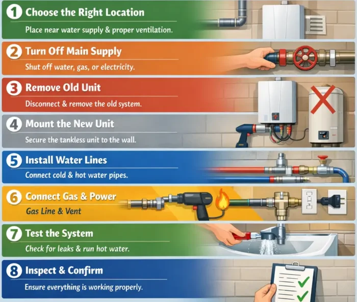 Step-by-Step Guide: How to Install Tankless Water Heater