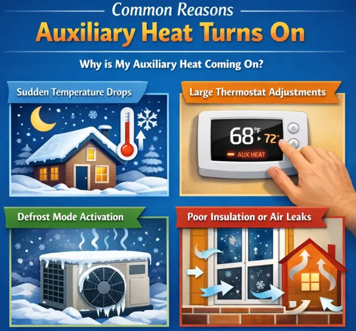 Common Reasons Auxiliary Heat Turns On