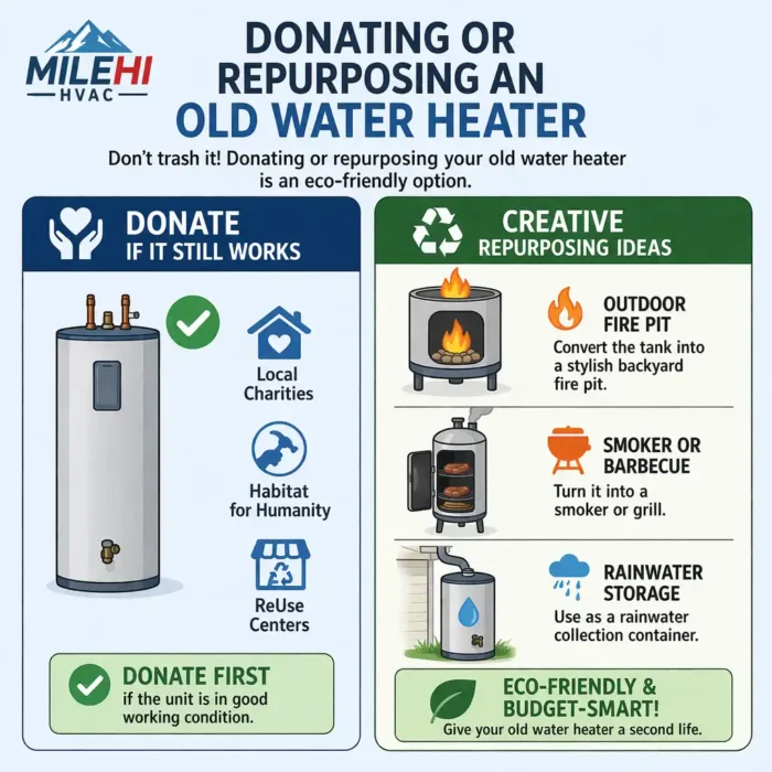 Donating or Repurposing an Old Water Heater