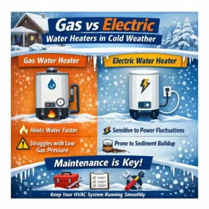 Gas vs Electric Water Heaters in Cold Weather