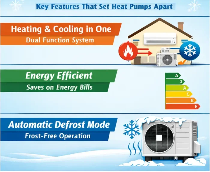 Some unique features of heat pump