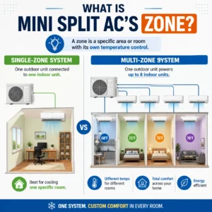 What Is Mini Split AC's Zone? Single- and Multi-Zone Systems