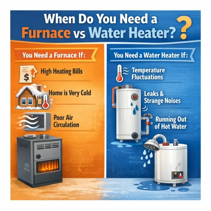 When Do You Need a Furnace vs Water Heater?