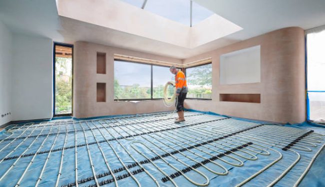 underfloor heating installation