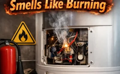 Water Heater Smells Like Burning | Causes, Risks & What to Do Immediately
