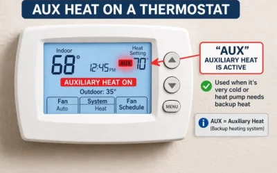 What Does Aux Mean oWhat Does Aux Mean on a Thermostat? A Complete Homeowner Guiden a Thermostat?
